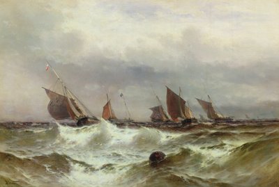 Pilota di Dover e barche da pesca da Theodore Weber